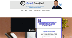 Desktop Screenshot of angelandujar.com
